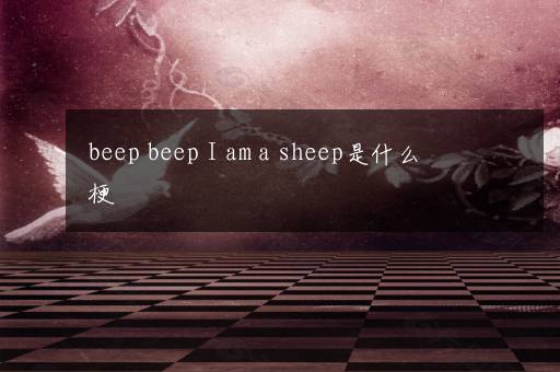 beep beep I am a sheep是什么梗