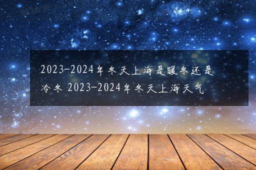 2023-2024年冬天上海是暖冬还是冷冬 2023-2024年冬天上海天气怎么样